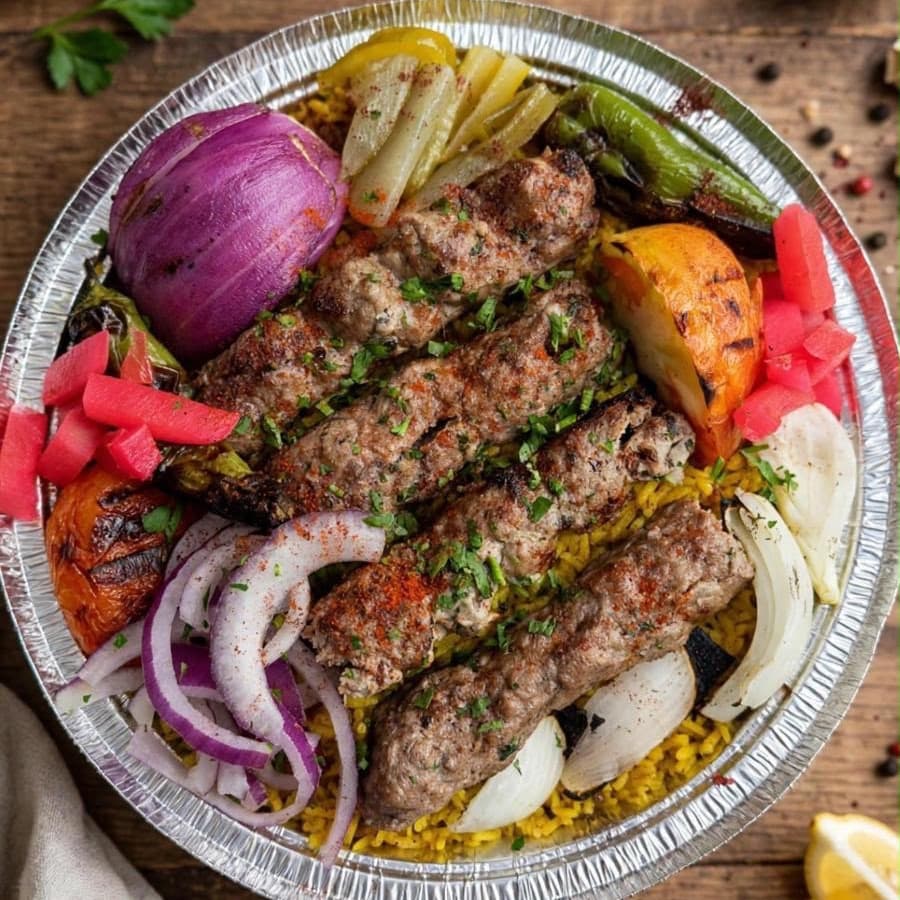 Kafta Kabab Platter