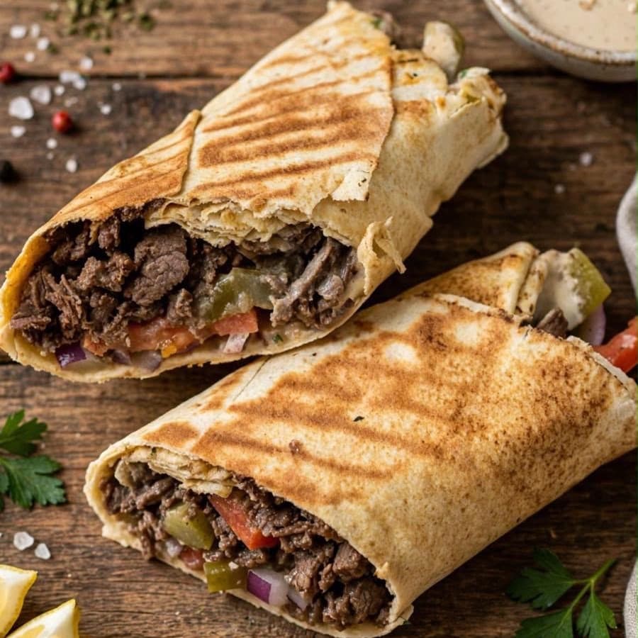 Beef Shawarma Wrap