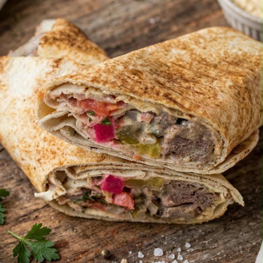 Kafta Kabab Wrap